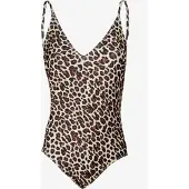 Osaga dames badpak met panterprint maat S