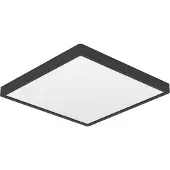 Eglo Plafonnière IP44 Fueva 6 vierkant - zwart - 15x15cm