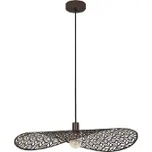 Eglo Hanglamp SWABY, dimbaar, brons / oud-messing, Woon-/ Eetkamer, metaal, hanglamp