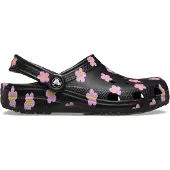 Crocs Klomp Kids Classic Flower Black-Schoenmaat 29 - 30