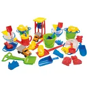 Dantoy zandspeelset - speelgoed strandset 38-delig voor kinderen.