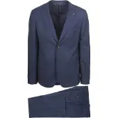 Suitable Strato Toulon Kostuum Wol Navy | Donkerblauw | Maat 46