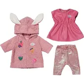 Baby Born Puppenkleidung - Mantelset m. Kleid - 43 cm - - One Size - Puppenkleidung