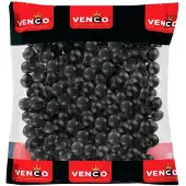 Venco Salmiak rondo's - Drop - 1 Kilo