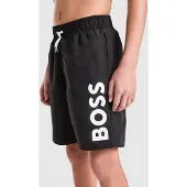 BOSS Zwemshorts zwart / wit