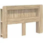 vidaXL Hoofdeinde Kast met opslag Sonoma Eiken Geconstrueerd hout