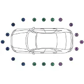 Bosch Sensor, parkeerhulp 0 263 009 638