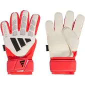 Adidas Predator Match Fingersave Keepershandschoenen Kids Wit Rood Zwart