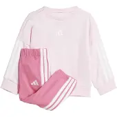 Adidas Trainingspak 'Essentials' rosa / pitaja roze / wit