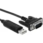 DeLOCK 66282 USB A/D-SUB 9 Adapter 1,8 m schwarz
