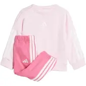 Adidas Trainingspak 'Essentials' rosa / pitaja roze / wit