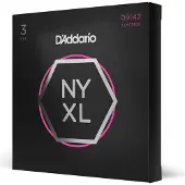 Daddario NYXL0942-3P NYXL Electric Guitar Strings 9-42 3 Pack