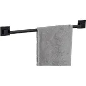 Wenko Handdoekstang Vacuum-Loc model Quadro van edelstaal, bevestigen zonder boren