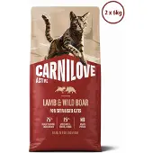 Carnilove Lamb & Wild boar for Sterilised Adult 2 x 6KG