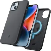 Spigen Silicone Fit MagSafe iPhone 14 Plus Hoesje Zwart