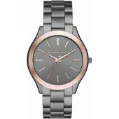 Michael Kors MK8576 Slim Runway Unisex 44mm Gunmetal Horloge