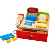 Goki Rollenspel - Winkelkassa - 22X18,5X14Cm - Met Echte Display - 3 Jaar