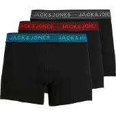 Jack & Jones Boxershorts azuur / lichtgrijs / rood / zwart