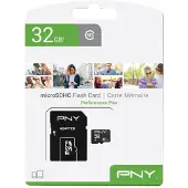 PNY Technologies P-SDU32G10PPL-GE SD MicroSD HC Card 32GB Performance Plus Cl.10 retail