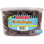 Haribo Drop Krakelingen grootverpakking (150 stuks)
