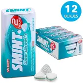 Smint Clean Breath Intense Mint - Frismakers - Suikervrij - 1x12stuks