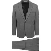 Suitable Jersey Suit Antraciet | Grijs | Maat 46