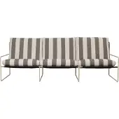 Ferm Living Desert driezitsbank Cash stripe-chocolate
