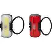 Zéfal Fietsverlichtingsset - - Vision F20-R20 - 20 Lumen - Oplaadbaar USB - Zwart