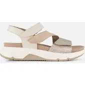 Gabor Rollingsoft Sandalen beige Leer Maat 6