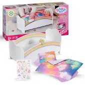 Baby Born Puppenzubehör - Regenbogenbett - - One Size - Puppenbett