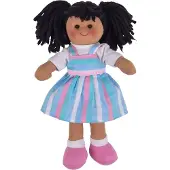 Bigjigs stoffen pop Kira - 28 cm