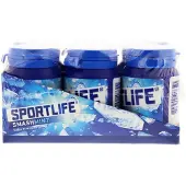 Sportlife smashmint pot - extreem frisse suikervrije kauwgom - 6x52g