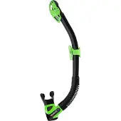 Mares Rebel Dry Diving Snorkel Groen,Zwart