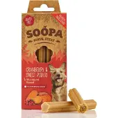Soopa Vegetarische Dentasticks - Cranberry & Zoete Aardappel - 10x 4 sticks