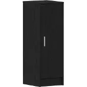vidaXL Schoenenkast 32 x 35 x 92 cm Bewerkt hout Zwart Eiken