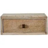 House Doctor Bedsi bijzettafeltje/plank 25x35x14 cm Natuur