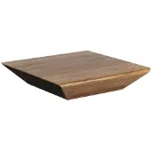 Swedese Brasilia salontafel walnoothout natuurlak, 120x120 cm