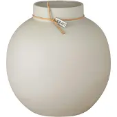 ERNST Vase Stoneware Round D21 H22 - Vazen Steengoed Beige - 270548