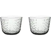 Marimekko Syksy Drink 20 Cl Pak Van 2 - Glazen tumblers Glas Misty Grey - 073287-900