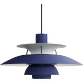 Louis Poulsen Ph 5 Hanglamp - Hanglampen Aluminium Monochrome Dusty Indigo - 5741115068
