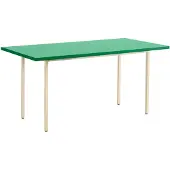 HAY Tafel Two-Colour Ivory Powder Coated Steel Frame Green Mint L160 x W82 x H74 cm