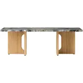 Audo Copenhagen Androgyne loungetafel 45x120 cm Grey galaxy-onbehandeld eikenhout