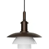 Louis Poulsen Hanglampe , Goud / Messing, Woonkamer, Glas