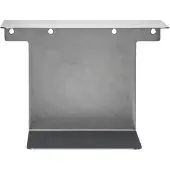 House Doctor Book wandplank geborsteld zilver - 208582075