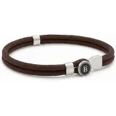 Steel & Barnett - Koordarmband Heren - Riptide - Bruin - Maat M