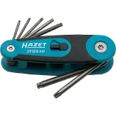 Hazet Set met haakse schroevendraaiers 2115/8KH · Binnen-TORX-profiel · 8-delig