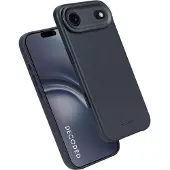 Decoded Leather Backcover MagSafe voor de Apple iPhone Air - Navy Shadow