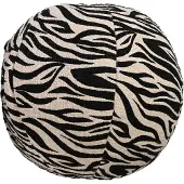 By On Anima kussen Ø35 cm Zebra-zwart