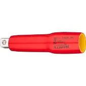 Hazet Verlengstuk · geïsoleerd 8821KV-3 · 3/8 inch (10 mm) vierkant hol · 3/8 inch (10 mm) vierkant massief · Lengte: 90 mm