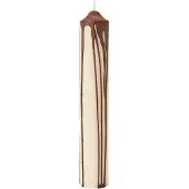 Ferm Living Dryp blokkaars Dark Chocolate, 30 cm